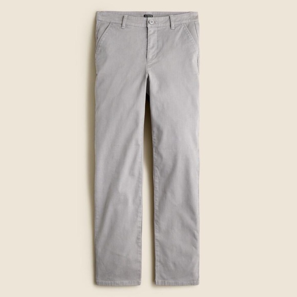 J. Crew Pants - J. Crew - Kate Straight-Leg Chino Pants in Vintage Dove Gray